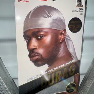 Kiss Silky Satin Durag in Gray